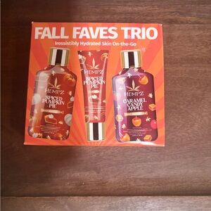Hempz Fall Faves Trio - Spiced Pumpkin Pie & Caramel Candy Apple Body Wash
